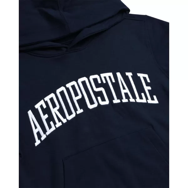AEROPOSTALE Boys Sweatshirt  Fleece Pullover Hoodie Sweatshirt  Kids Fashion Hooded Sweatshirt 412Dress Blue