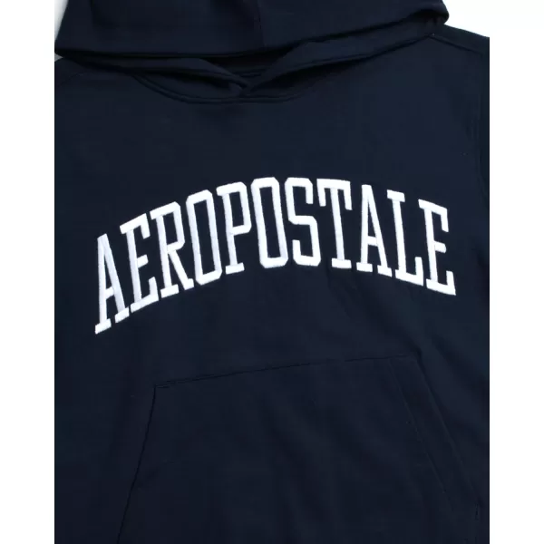 AEROPOSTALE Boys Sweatshirt  Fleece Pullover Hoodie Sweatshirt  Kids Fashion Hooded Sweatshirt 412Dress Blue