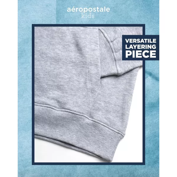 AEROPOSTALE Boys Sweatshirt  Fleece Pullover Hoodie Sweatshirt  Kids Fashion Hooded Sweatshirt 412Grey