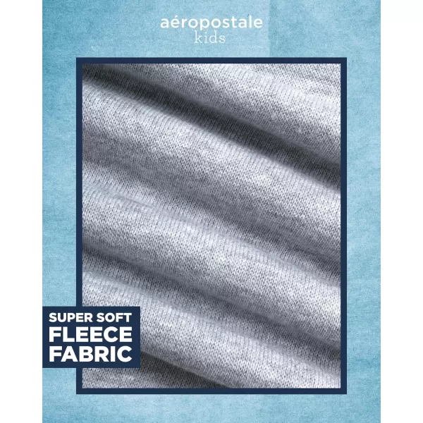 AEROPOSTALE Boys Sweatshirt  Fleece Pullover Hoodie Sweatshirt  Kids Fashion Hooded Sweatshirt 412Grey
