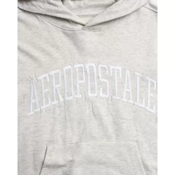 AEROPOSTALE Boys Sweatshirt  Fleece Pullover Hoodie Sweatshirt  Kids Fashion Hooded Sweatshirt 412Lt Oatmeal