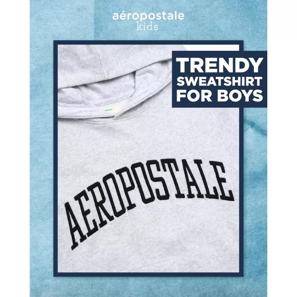 AEROPOSTALE Boys Sweatshirt  Fleece Pullover Hoodie Sweatshirt  Kids Fashion Hooded Sweatshirt 412Lunar Rock
