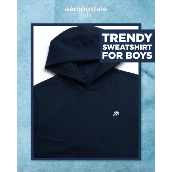 AEROPOSTALE Boys Sweatshirt  Fleece Pullover Hoodie Sweatshirt  Kids Fashion Hooded Sweatshirt 412Navy