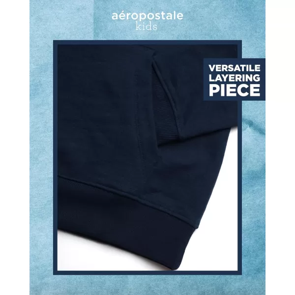 AEROPOSTALE Boys Sweatshirt  Fleece Pullover Hoodie Sweatshirt  Kids Fashion Hooded Sweatshirt 412Navy