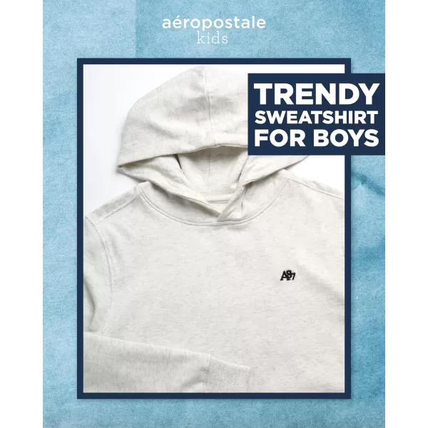 AEROPOSTALE Boys Sweatshirt  Fleece Pullover Hoodie Sweatshirt  Kids Fashion Hooded Sweatshirt 412Oatmeal