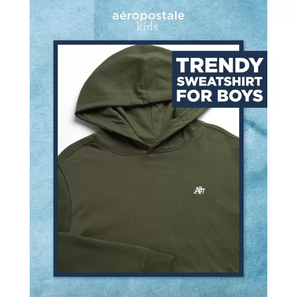 AEROPOSTALE Boys Sweatshirt  Fleece Pullover Hoodie Sweatshirt  Kids Fashion Hooded Sweatshirt 412Olive