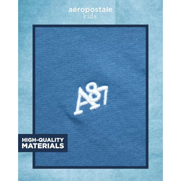 AEROPOSTALE Boys Sweatshirt  Fleece Pullover Hoodie Sweatshirt  Kids Fashion Hooded Sweatshirt 412Parisian Blue
