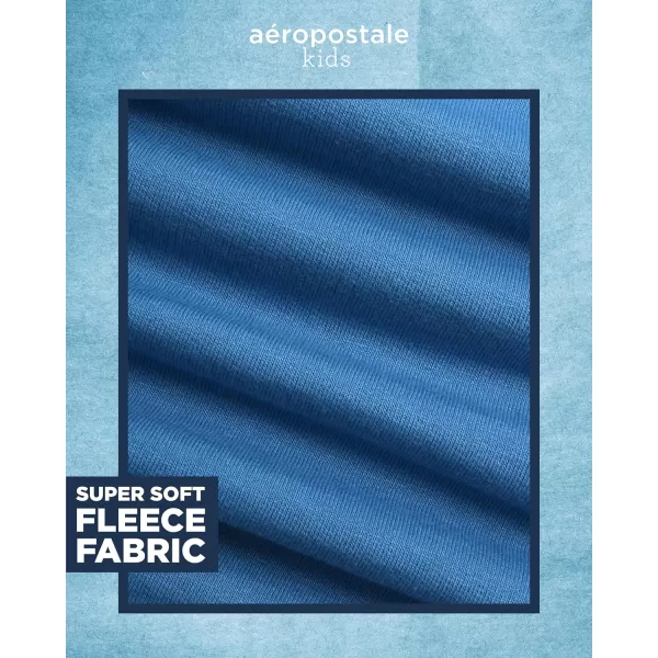 AEROPOSTALE Boys Sweatshirt  Fleece Pullover Hoodie Sweatshirt  Kids Fashion Hooded Sweatshirt 412Parisian Blue