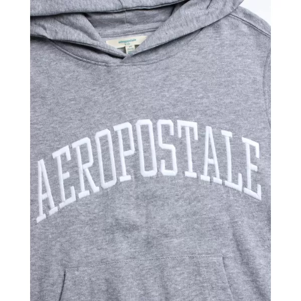 AEROPOSTALE Boys Sweatshirt  Fleece Pullover Hoodie Sweatshirt  Kids Fashion Hooded Sweatshirt 412Spring Grey