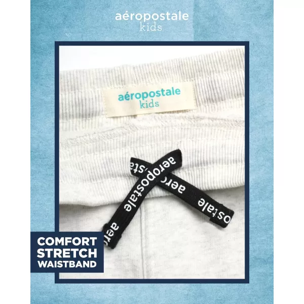 AEROPOSTALE Boys Sweatsuit Set  3 Piece Fleece Zip Hoodie Sweatshirt Cargo Jogger Sweatpants and TShirt 416CoffeeOlive