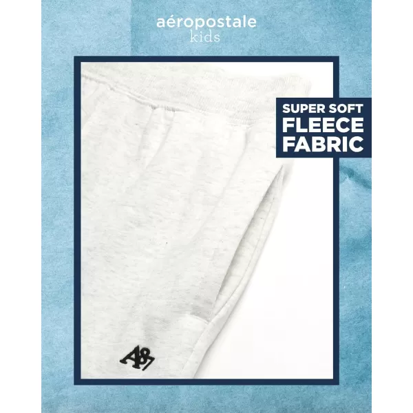 AEROPOSTALE Boys Sweatsuit Set  3 Piece Fleece Zip Hoodie Sweatshirt Cargo Jogger Sweatpants and TShirt 416CoffeeOlive