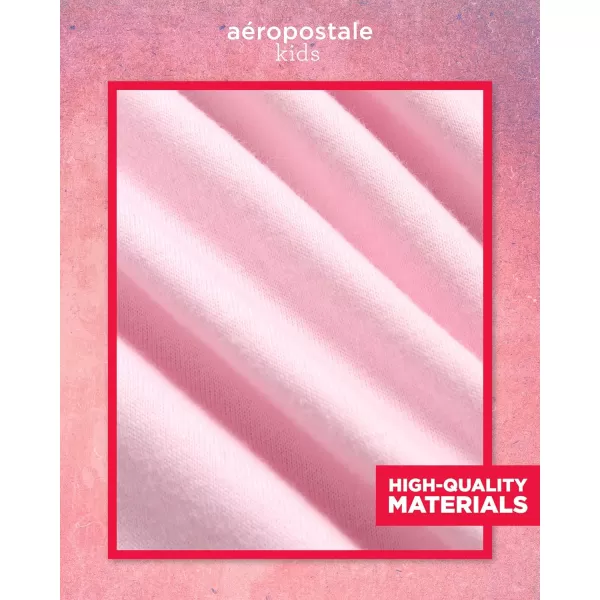 AEROPOSTALE Girls Shorts Set  2 Piece Jersey Graphic Tee Fleece Shorts Cargo Scooter Skort  Girls Summer Outfit 412Pink Purple
