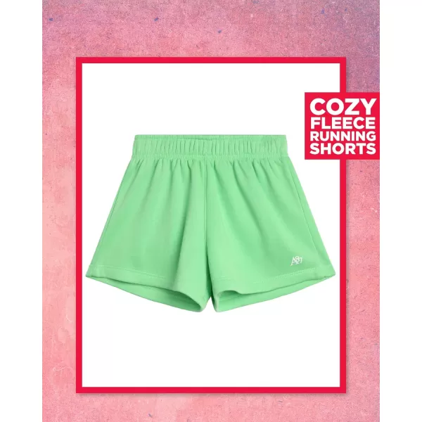AEROPOSTALE Girls Shorts Set  2 Piece Jersey Graphic Tee Fleece Shorts Cargo Scooter Skort  Girls Summer Outfit 412White Green