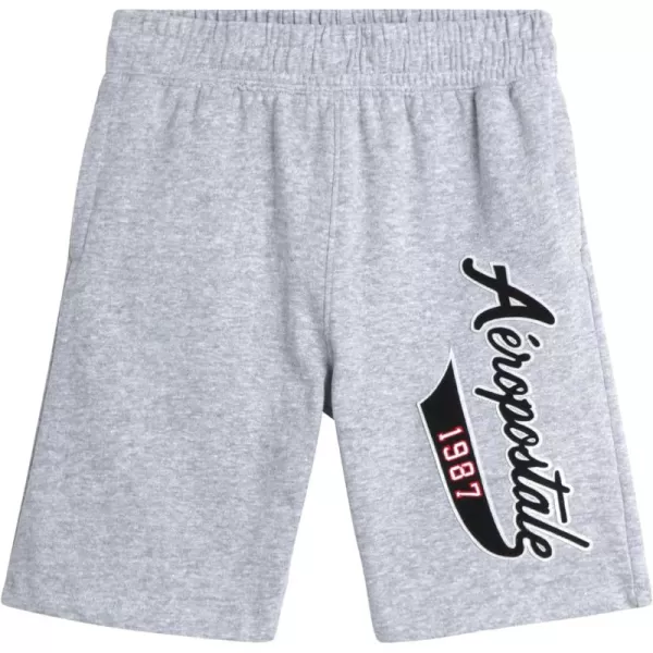 AEROPOSTALE Boys Active Shorts  Fleece Sweat Shorts with Pockets  Gym Running Performance Athletic Shorts 416Grey