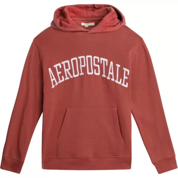 AEROPOSTALE Boys Sweatshirt  Fleece Pullover Hoodie Sweatshirt  Kids Fashion Hooded Sweatshirt 412Brick