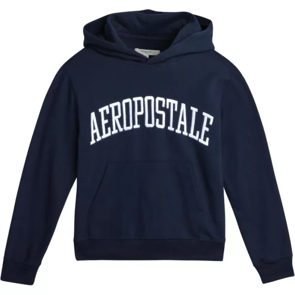 AEROPOSTALE Boys Sweatshirt  Fleece Pullover Hoodie Sweatshirt  Kids Fashion Hooded Sweatshirt 412Dress Blue
