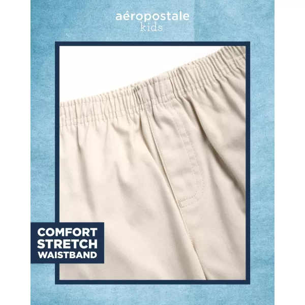 AEROPOSTALE Boys Shorts Set  2 Piece Short Sleeve Polo Shirt and Woven Cargo Shorts  Summer Outfit for Boys 416Olive Dove
