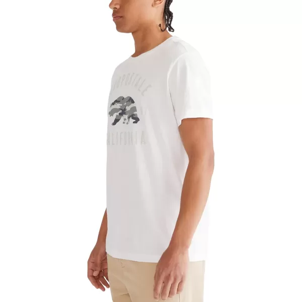 AEROPOSTALE Mens Cali Bear Short Sleeve TeeBleach
