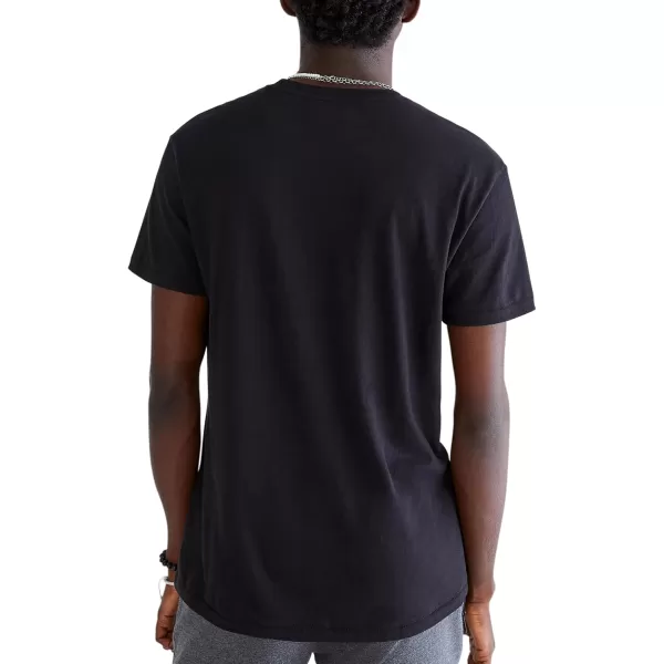 AEROPOSTALE Mens Cali Bear Short Sleeve TeeDark Black