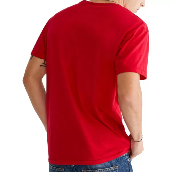 AEROPOSTALE Mens Ny 87 Short Sleeve TeeModel Red