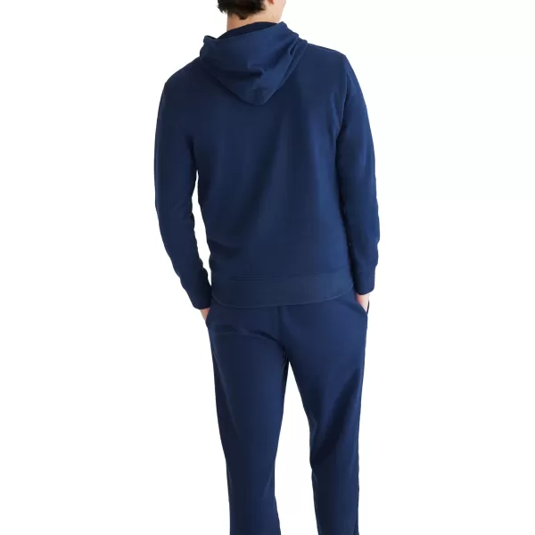 AEROPOSTALE Mens Aero Logo Popover Hoodie Box LogoCadet Navy
