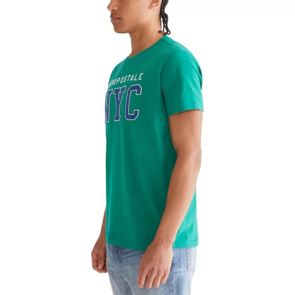 AEROPOSTALE Mens Center Chest Logo Short Sleeve TeeShady Glade