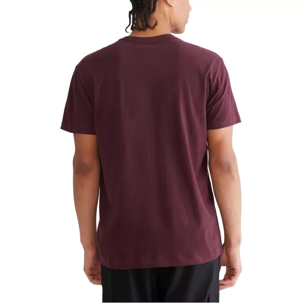 AEROPOSTALE Mens Circle Short Sleeve TeeRich Burgundy