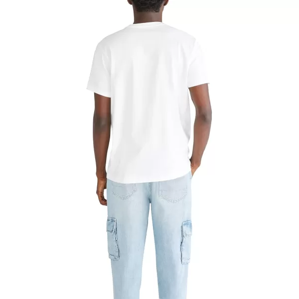 AEROPOSTALE Mens Circle Logo Short Sleeve TeeBleach