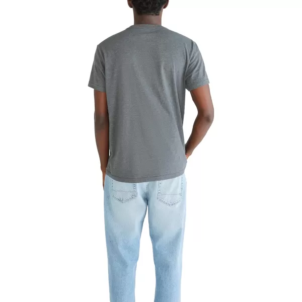 AEROPOSTALE Mens Circle Logo Short Sleeve TeeCharcoal Heather Grey