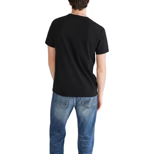 AEROPOSTALE Mens Circle Logo Short Sleeve TeeDark Black