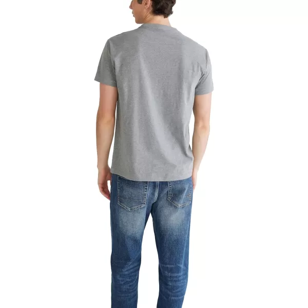 AEROPOSTALE Mens Circle Logo Short Sleeve TeeMedium Heather Grey