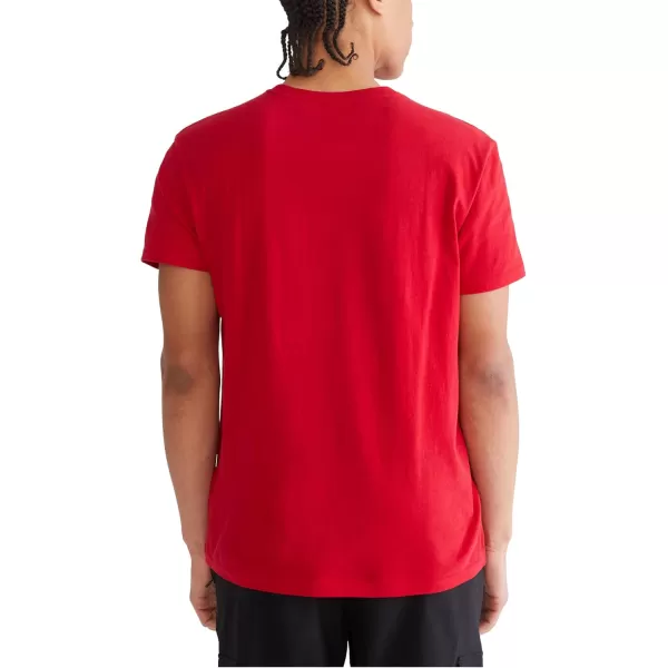 AEROPOSTALE Mens 1987 Box Logo Short Sleeve TeeModel Red