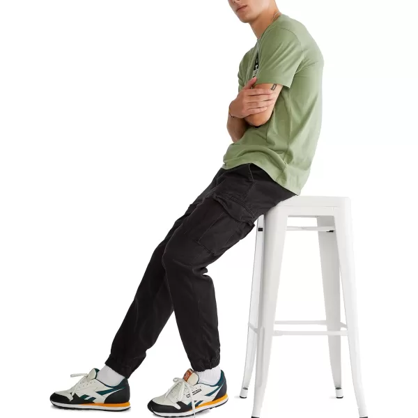 AEROPOSTALE Mens Aero Cargo Jogger PantDark Black