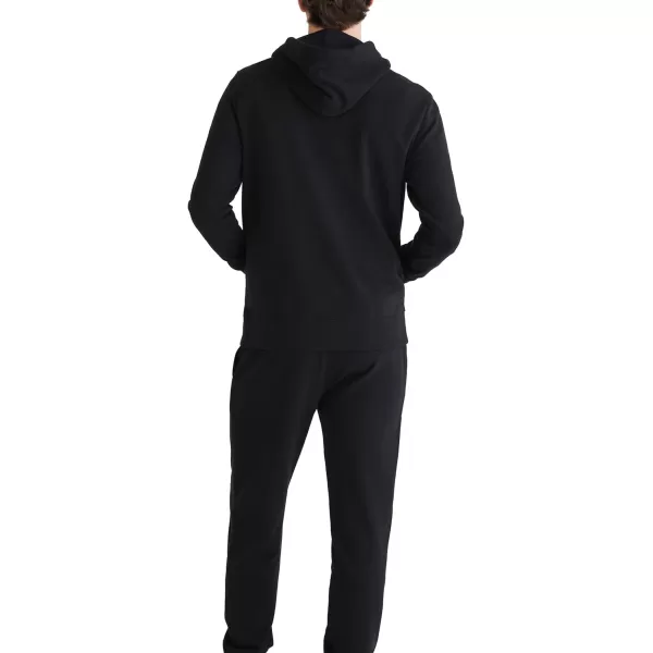 AEROPOSTALE Mens Aero Logo Fleece Jogger PantDark Black