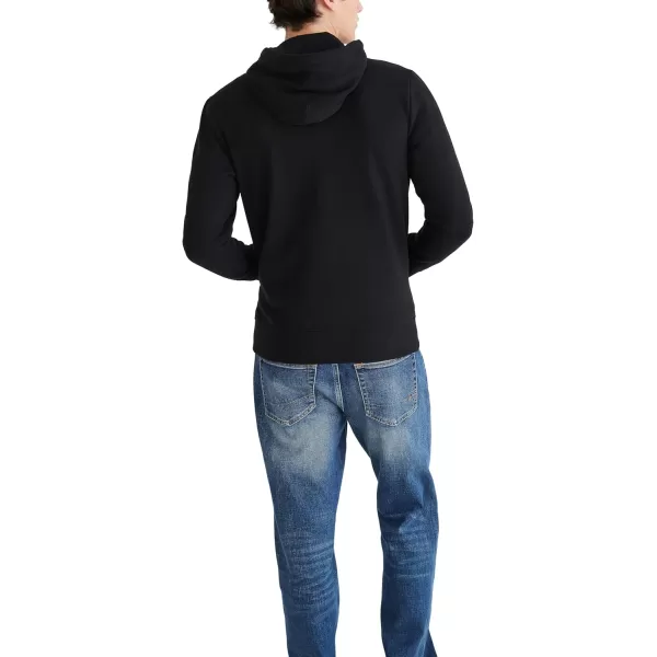 AEROPOSTALE Mens Aero Logo Full Zip HoodieArchDark Black