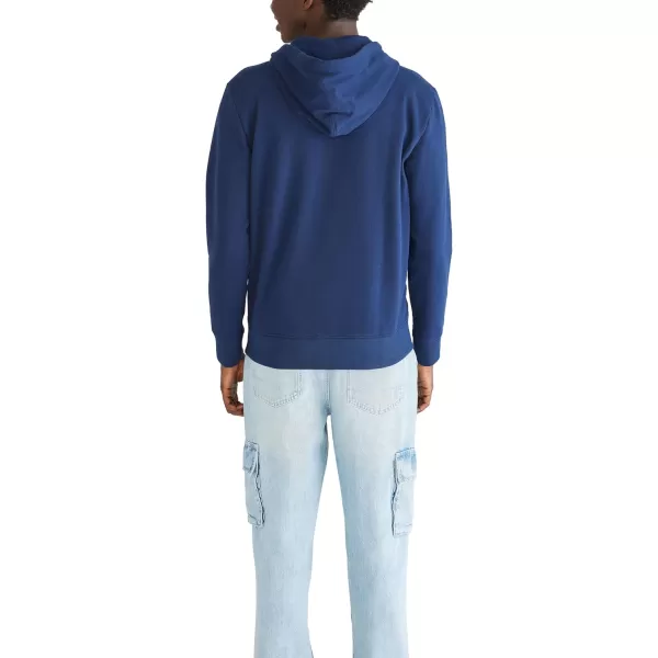AEROPOSTALE Mens Aero Logo Full Zip HoodieCircleCadet Navy