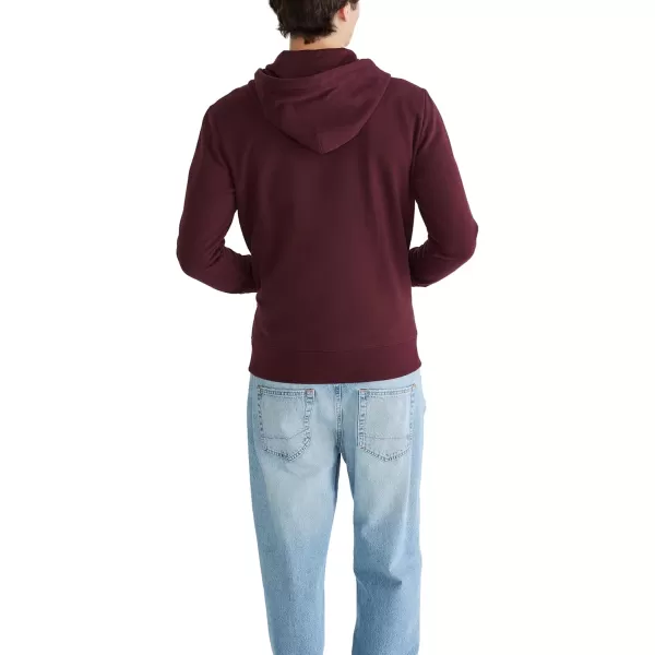 AEROPOSTALE Mens Aero Logo Full Zip HoodieCircleRich Burgundy