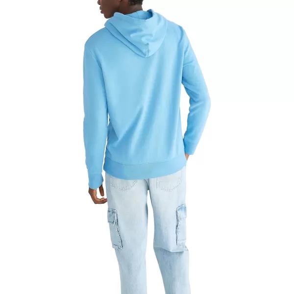 AEROPOSTALE Mens Aero Logo Popover HoodieAcross ChestParisian Blue