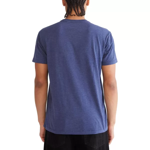 AEROPOSTALE Mens Arch Logo Short Sleeve TeeBlue Depths