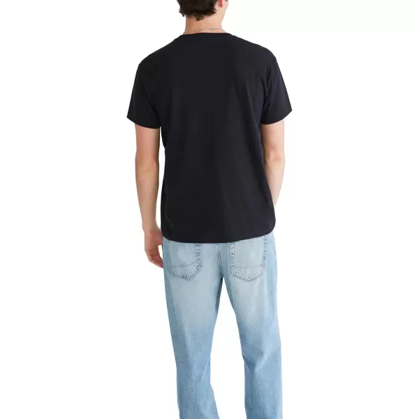 AEROPOSTALE Mens Arch Logo Short Sleeve TeeDark Black