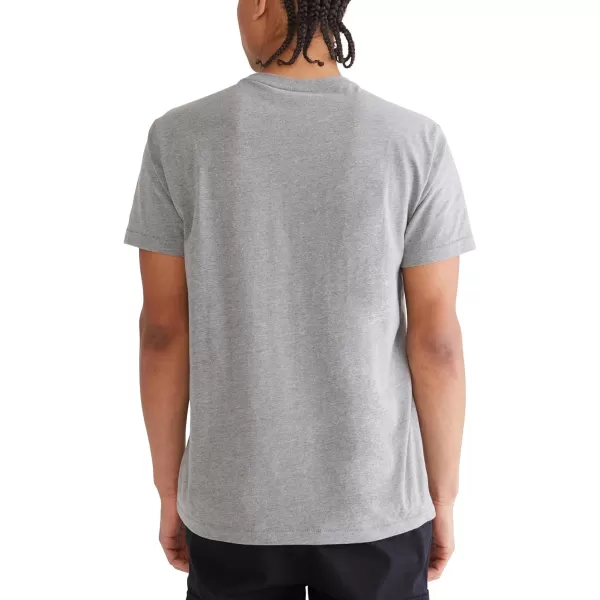 AEROPOSTALE Mens Arch Logo Short Sleeve TeeMedium Heather Grey