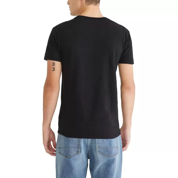 AEROPOSTALE Mens Box Logo Short Sleeve TeeDark Black