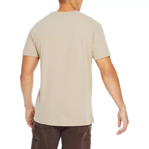 AEROPOSTALE Mens Box Logo Short Sleeve TeeSilver Mink
