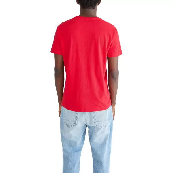 AEROPOSTALE Mens Circle Script Short Sleeve TeeModel Red