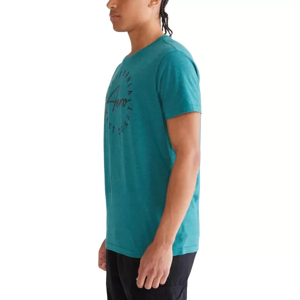 AEROPOSTALE Mens Circle Script Short Sleeve TeeStorm