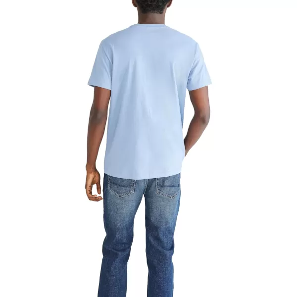 AEROPOSTALE Mens Circle Script Short Sleeve TeeWashed Blue