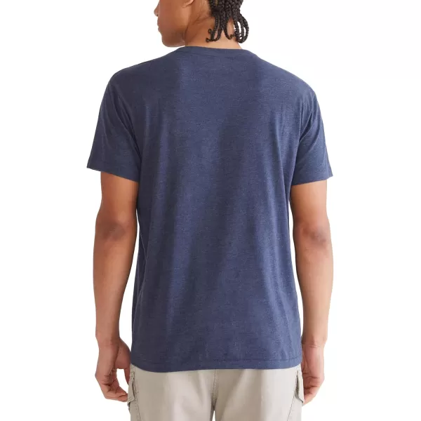 AEROPOSTALE Mens Script Logo Short Sleeve TeeCadet Blue