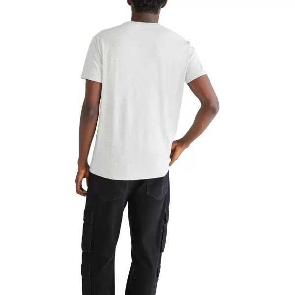 AEROPOSTALE Mens Script Logo Short Sleeve TeeLight Heather Grey