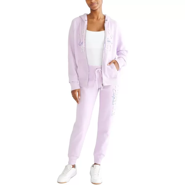AEROPOSTALE Womens Aero Logo CinchJogger PantArchesCaliViolet Tint