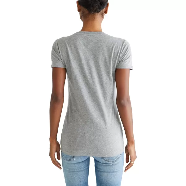 AEROPOSTALE Womens Cali Short Sleeve Graphic TeeMedium Heather Grey